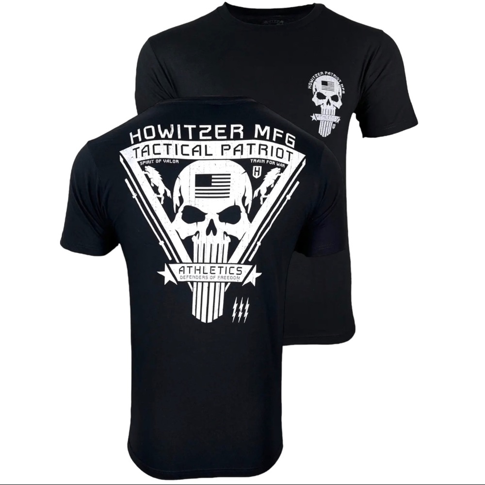 Howitzer Style Men's T-Shirt Train For War Military Grunt MFG